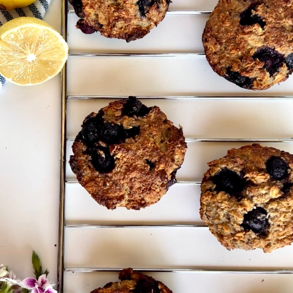 Happy Gut, Lemon Blueberry Muffins