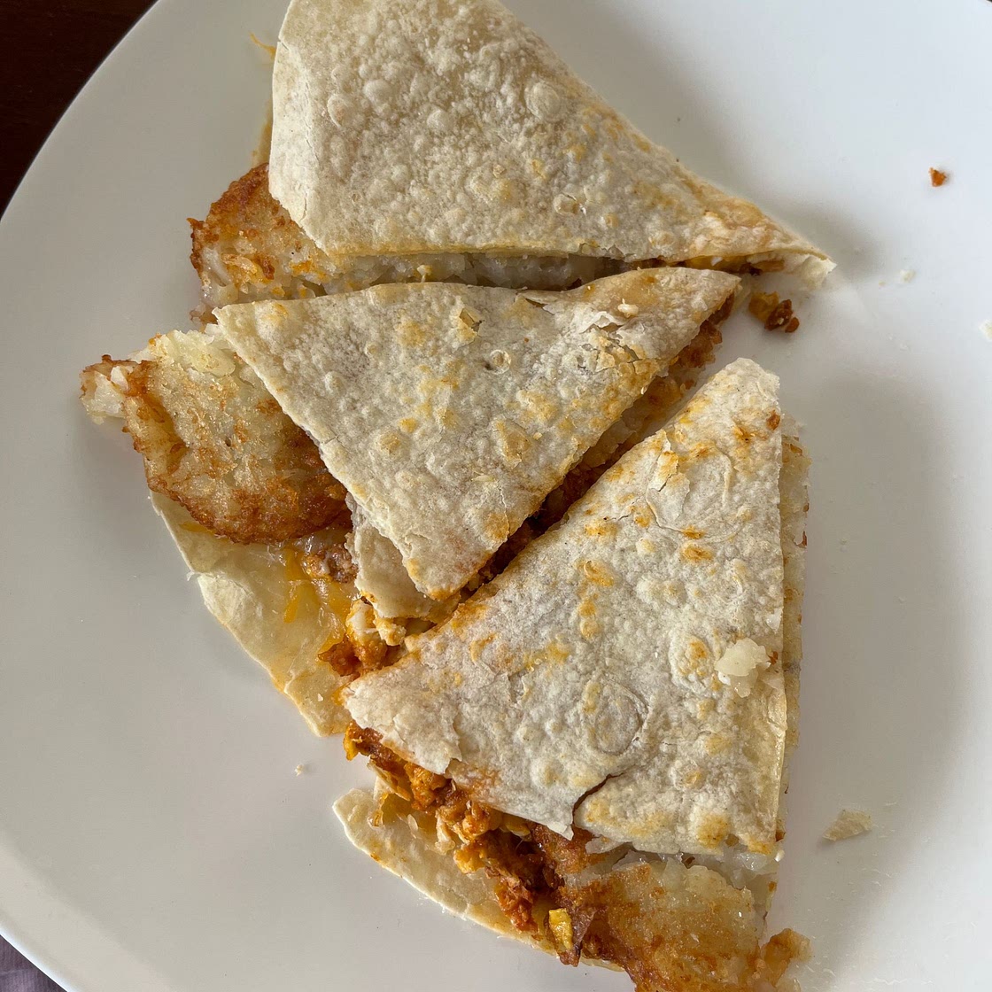 Loaded Breakfast Quesadilla