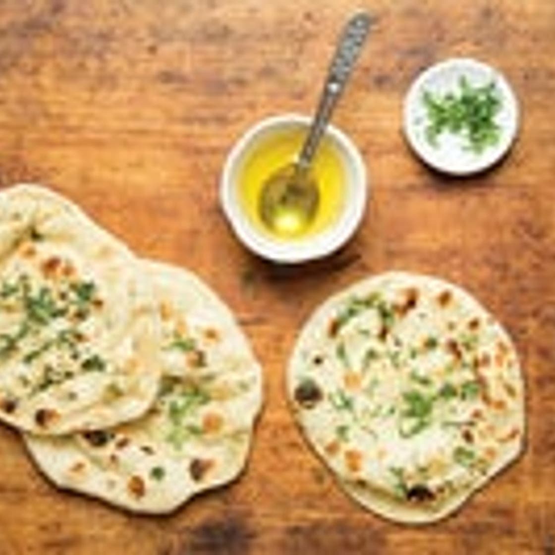 Naan (Indian Leavened Flatbread)