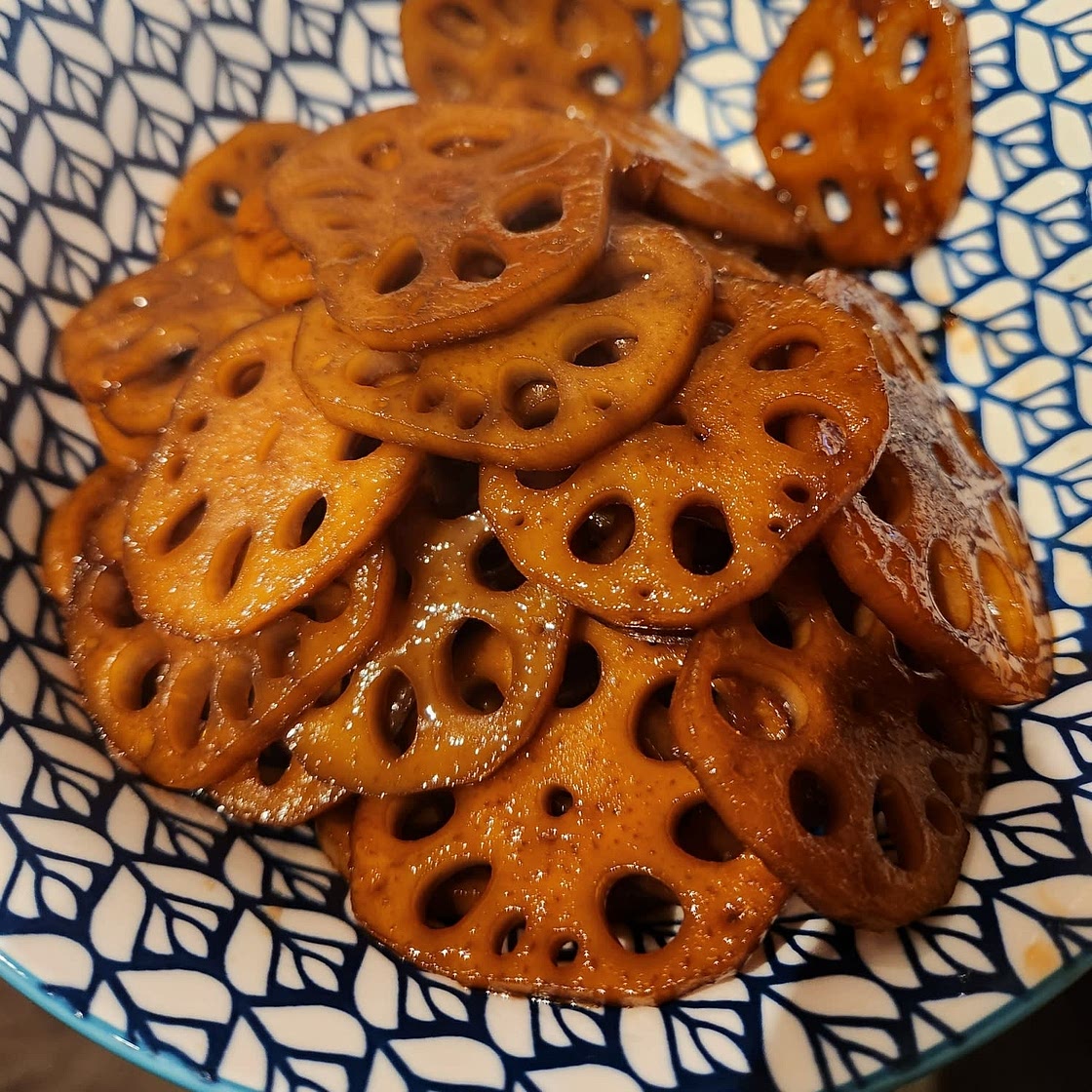 Yeongeun jorim (Sweet Soy Braised Lotus Roots)