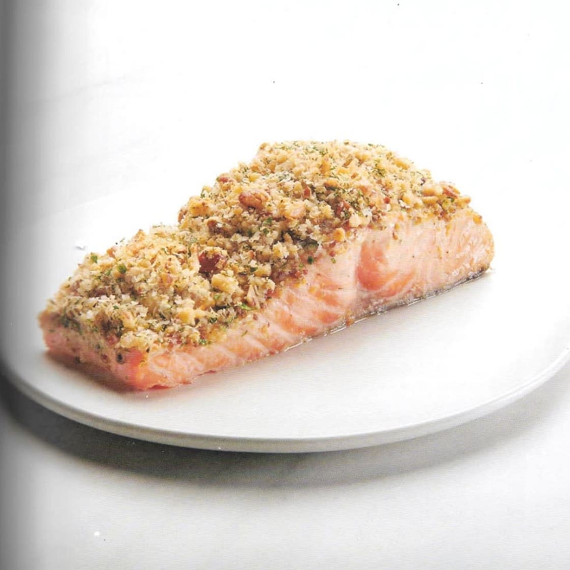 Parmesan & Nut Crusted Salmon