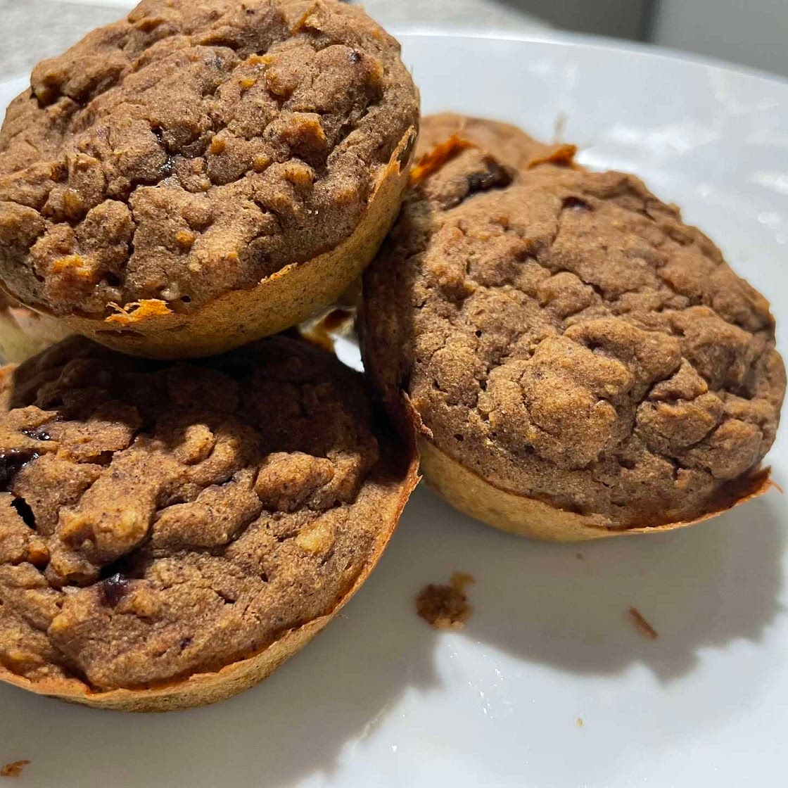 Pumpkin Spice Chocolate Chip Muffins