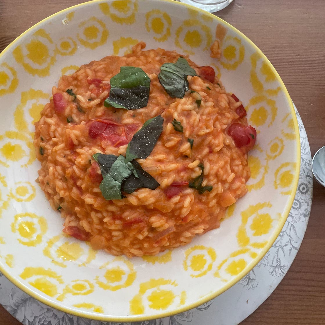Tomato & mascarpone risotto