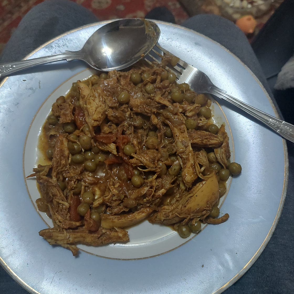 Home made chicken curry