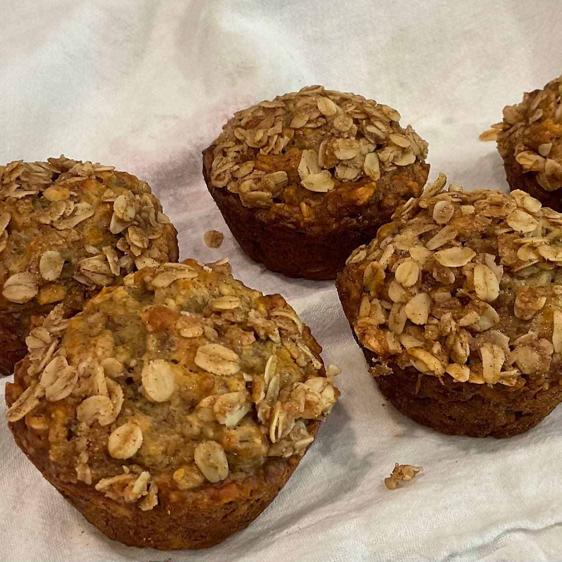 Oatmeal Banana muffins