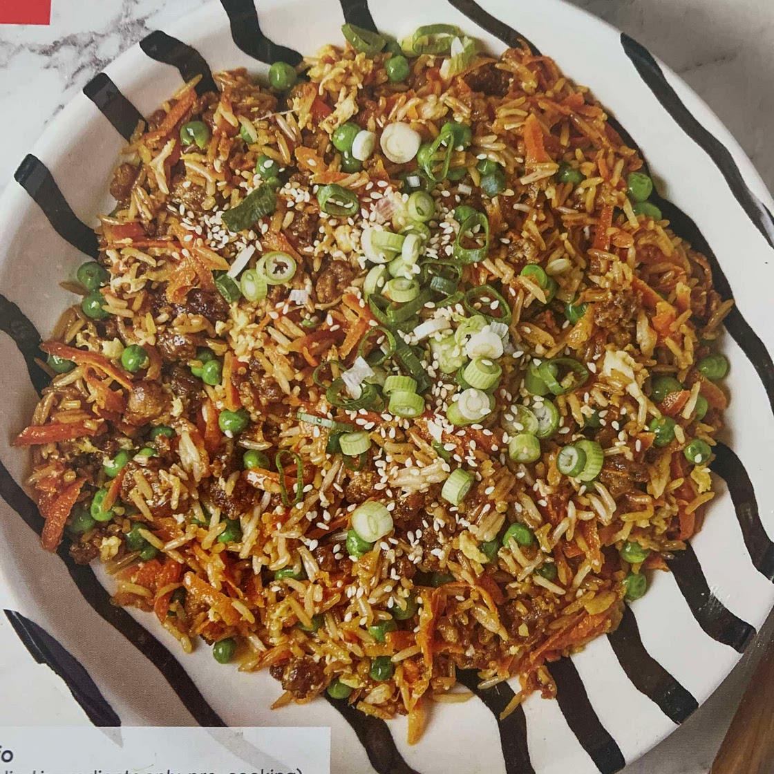Meat & egg fried rice 