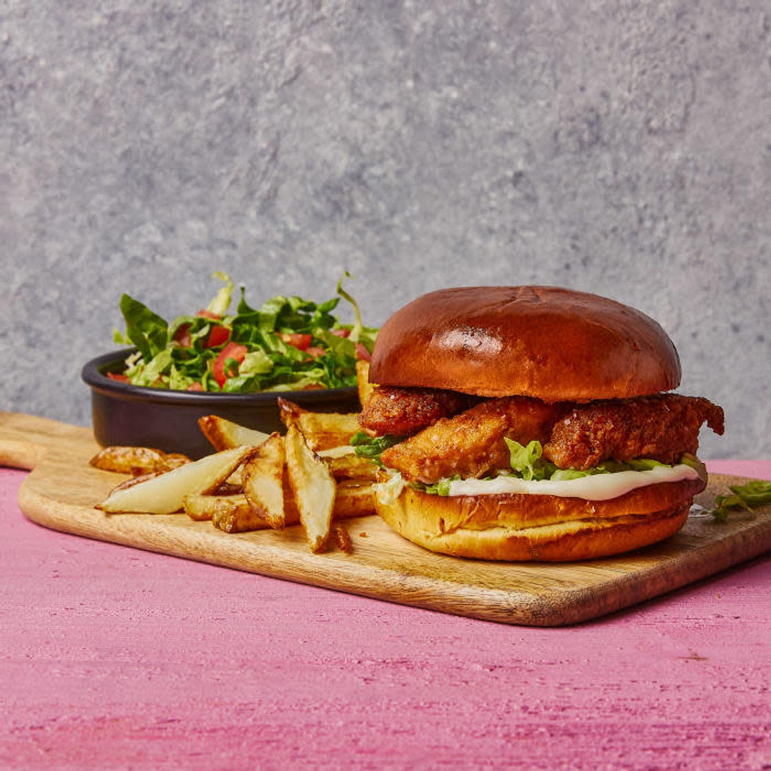 Crispy Soy Free Worcestershire  Burgers