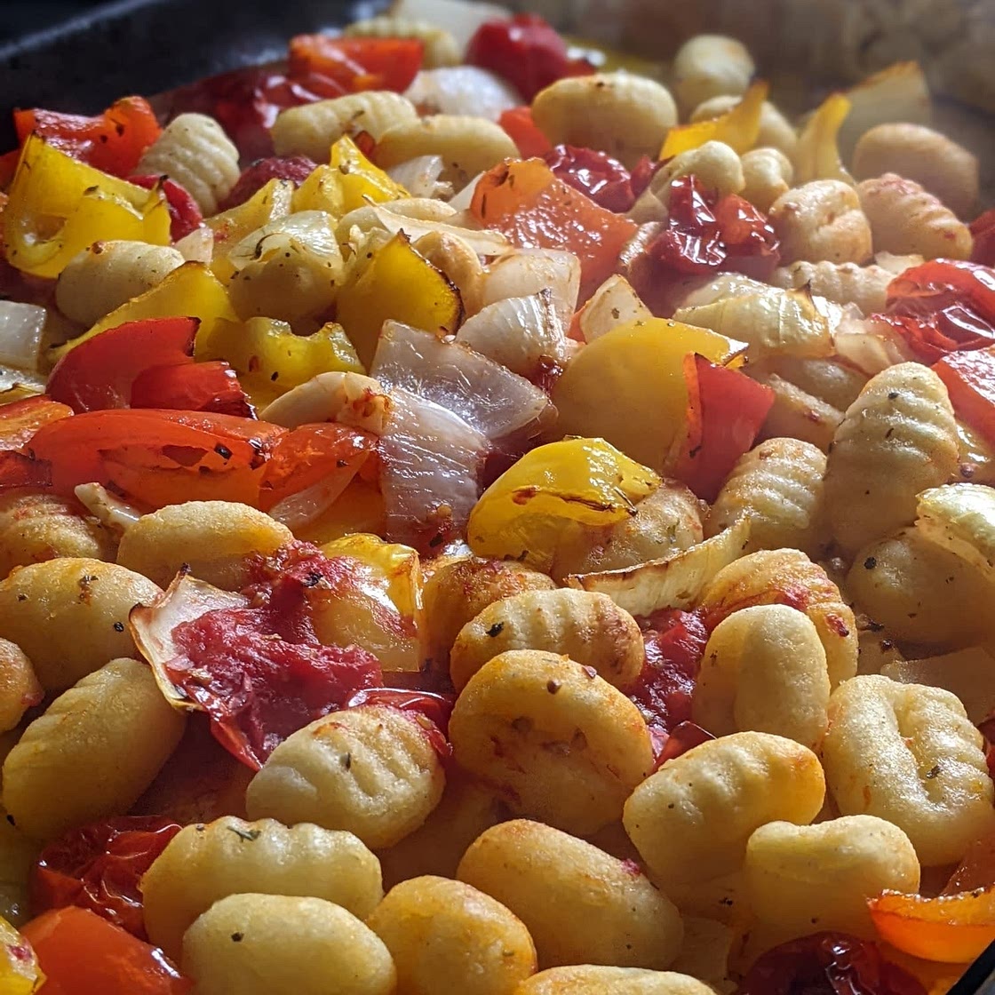 Recipe: Crispy Sheet Pan Gnocchi and Veggies