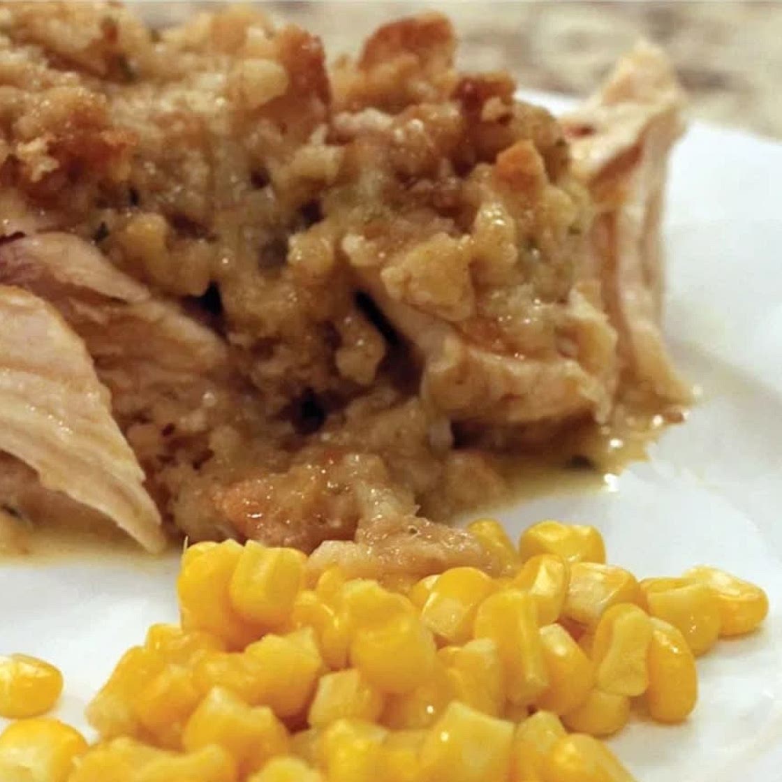 Slow Cooker Chicken & Dressing