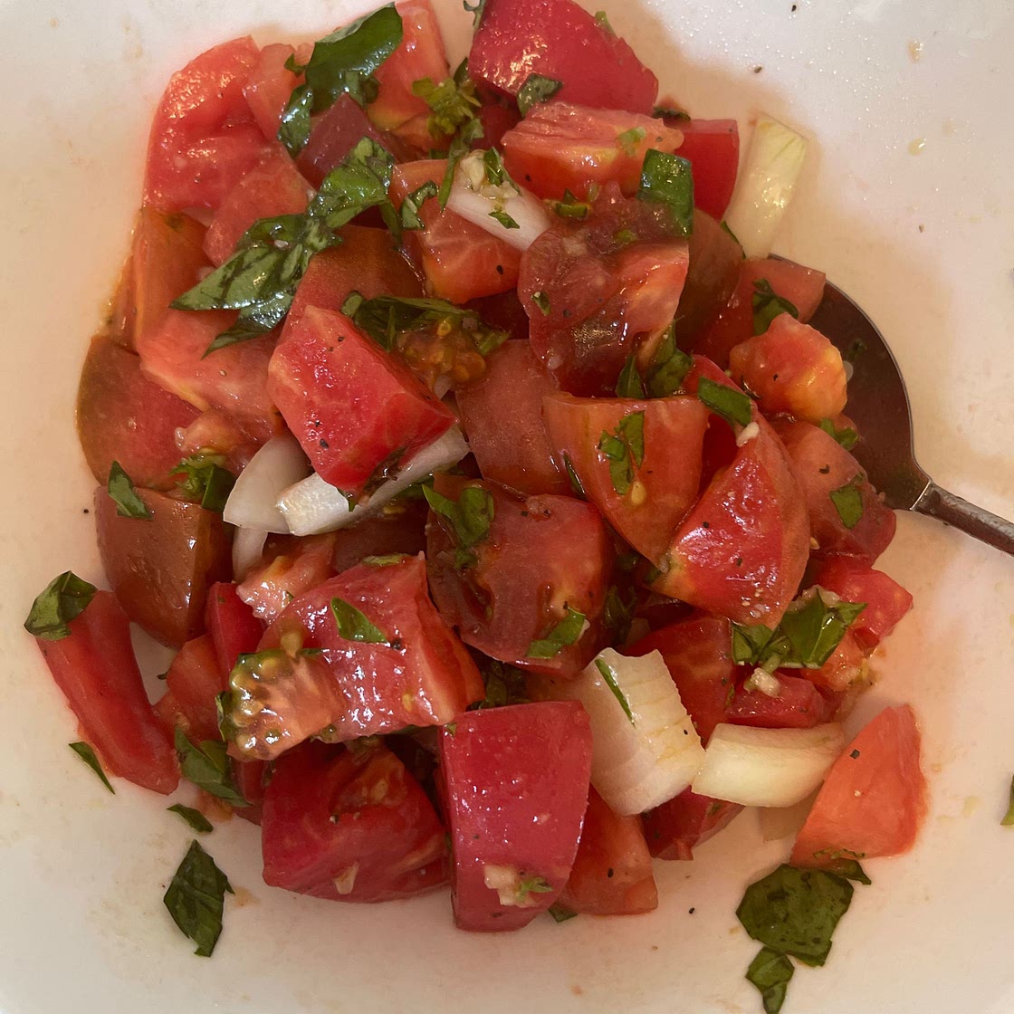Easy Italian Tomato Salad