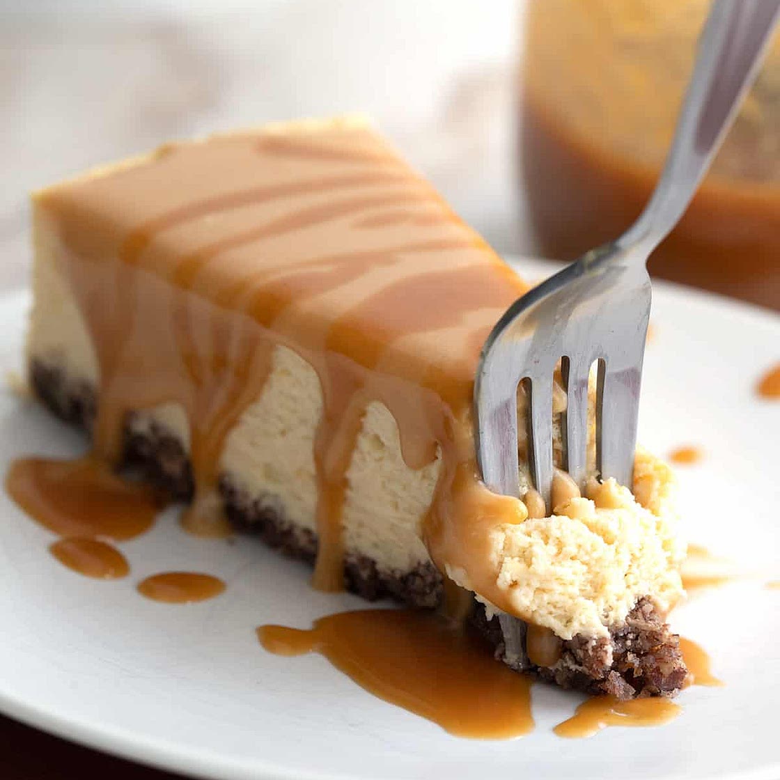 Keto Dulce de Leche Cheesecake