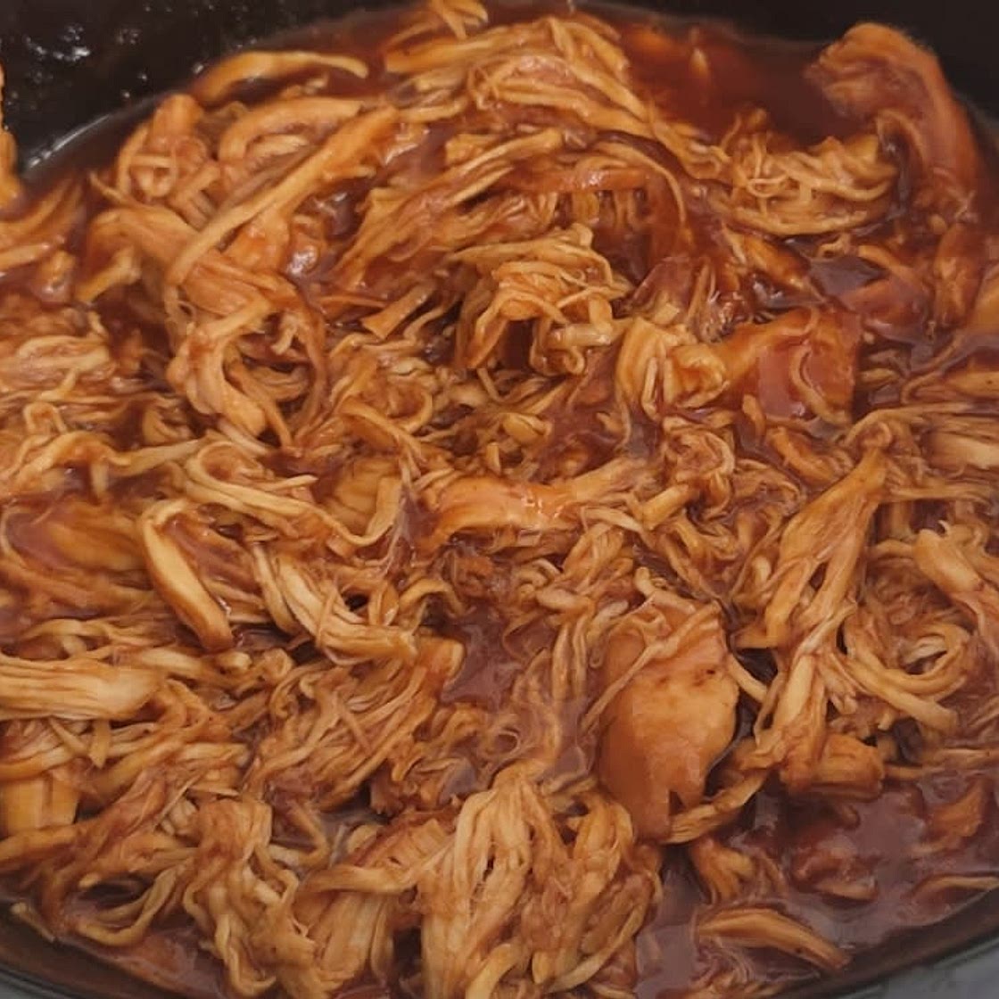 Slow Cooker Pulled BBQ Chicken