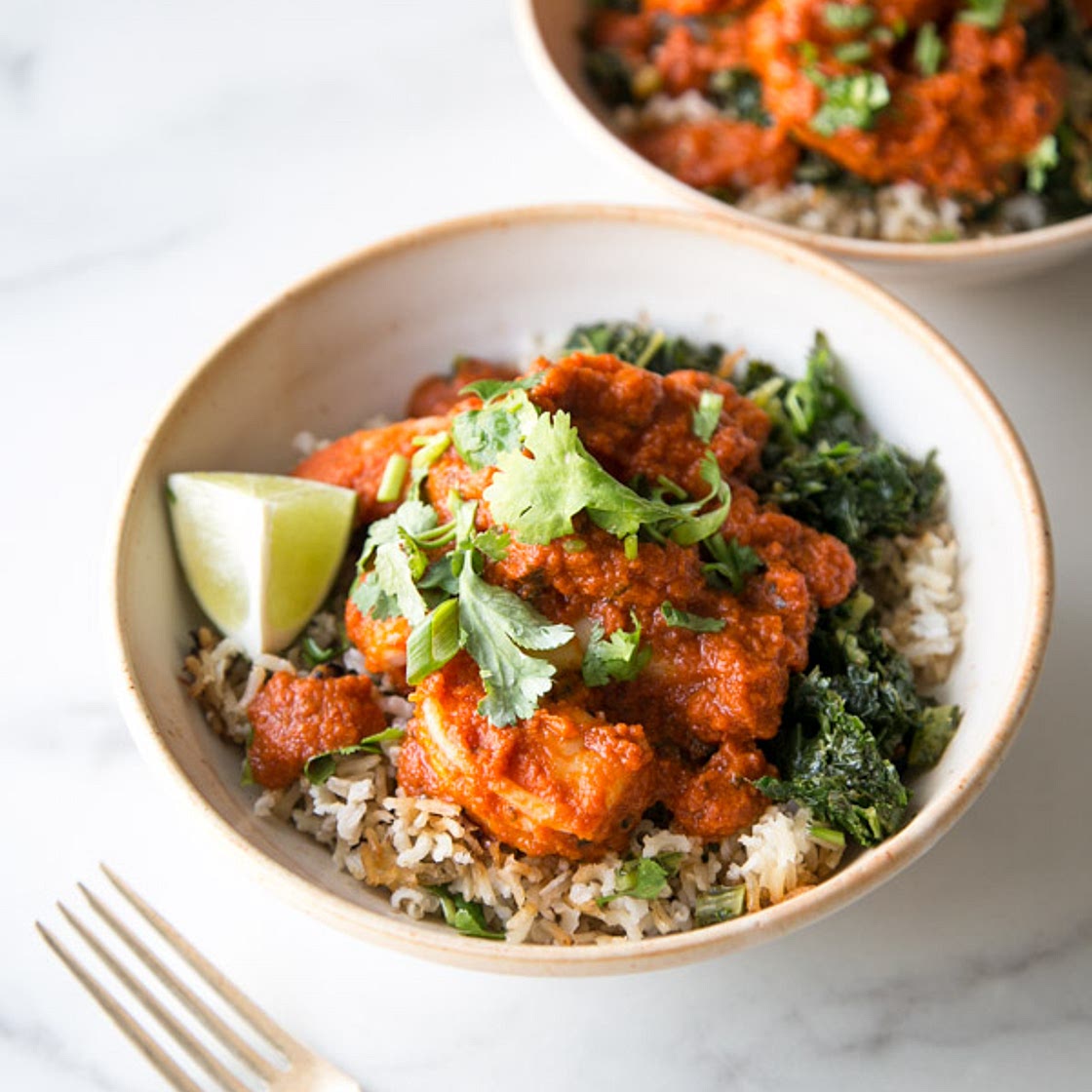 Low FODMAP Shrimp Diablo Rice Bowls