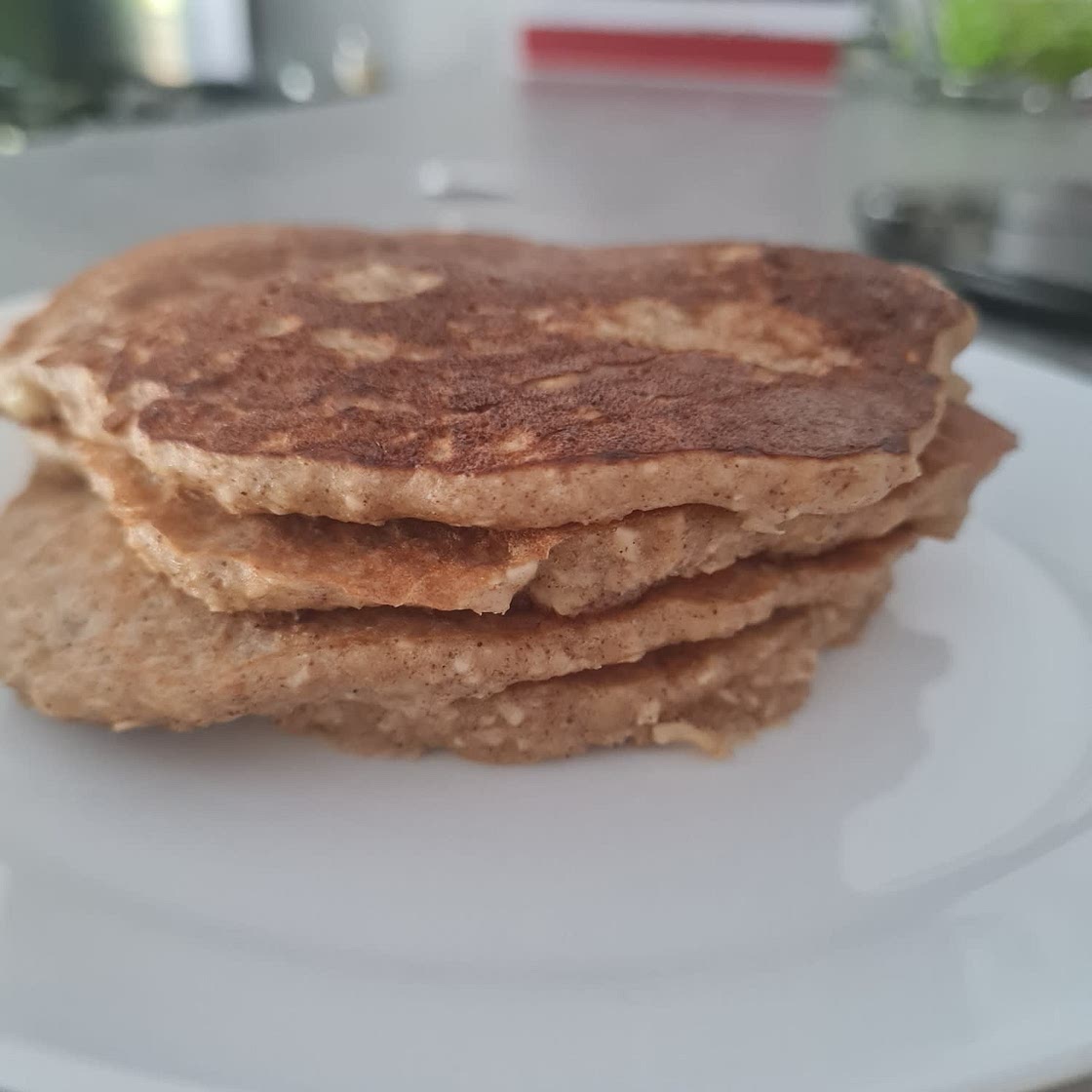 Pancakes heathly à la banane et aux flocons d'avoine