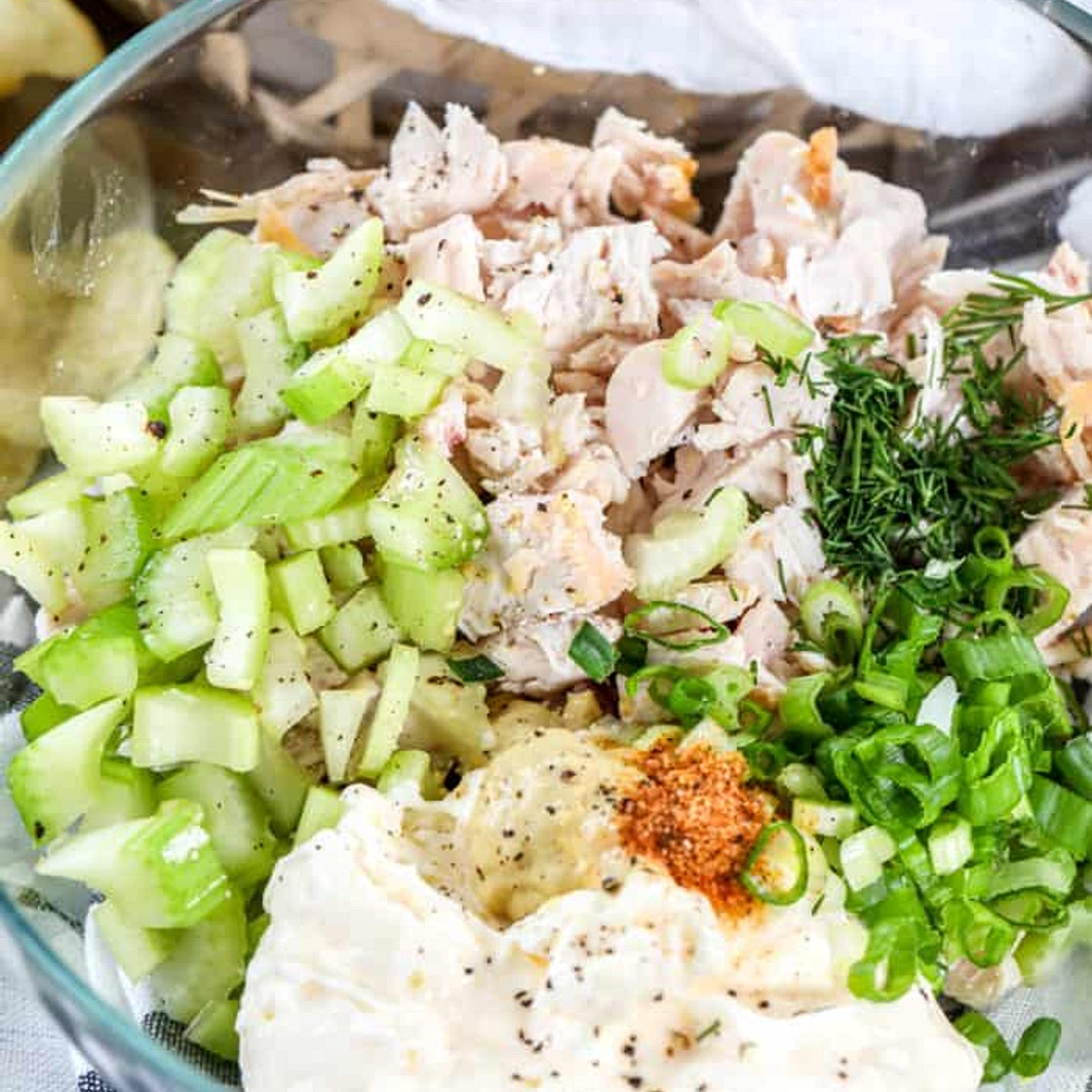 Bacon Ranch Chicken Salad