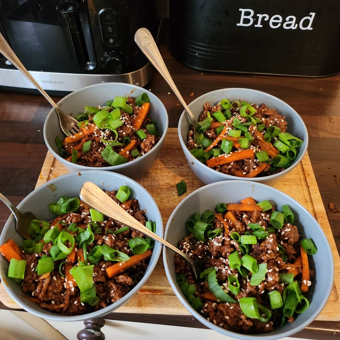 Easy Korean Beef Rice Bowls