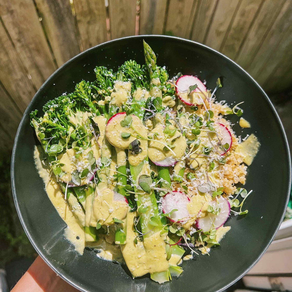 Tarragon Caesar Veggie Bowl