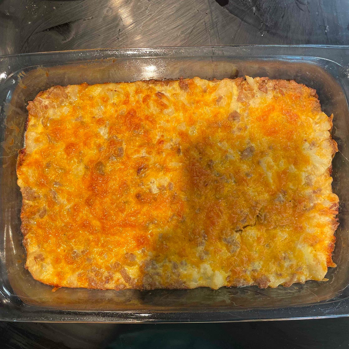 Low Carb Cheeseburger Casserole 