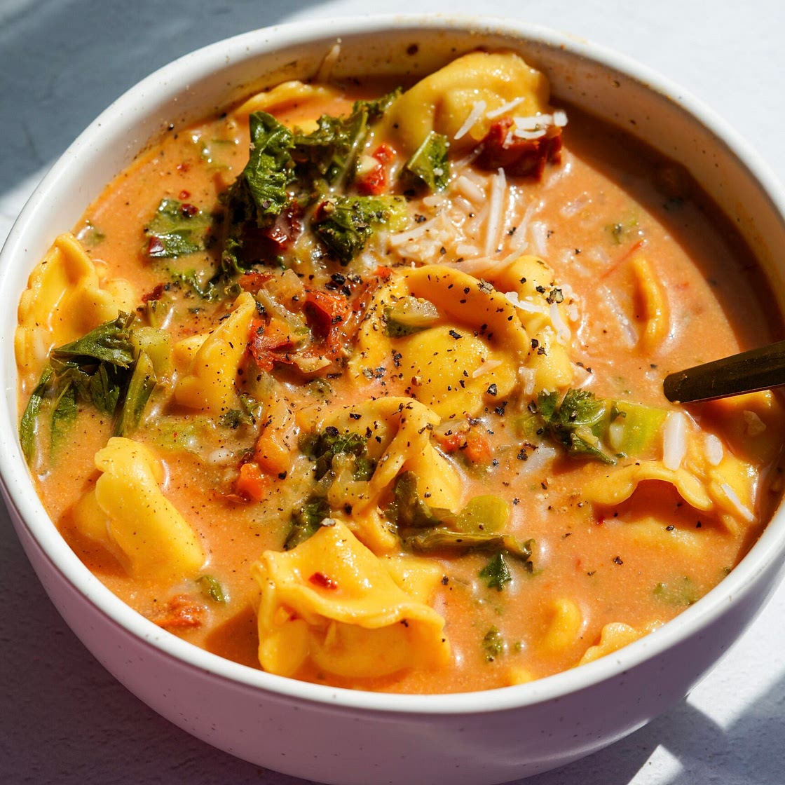 Vegan Tortellini Soup