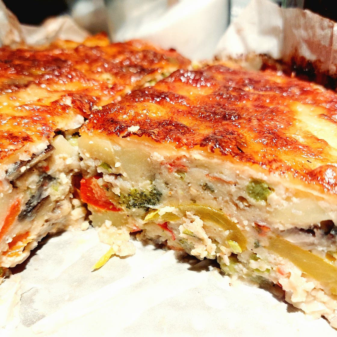 Vegetables cake