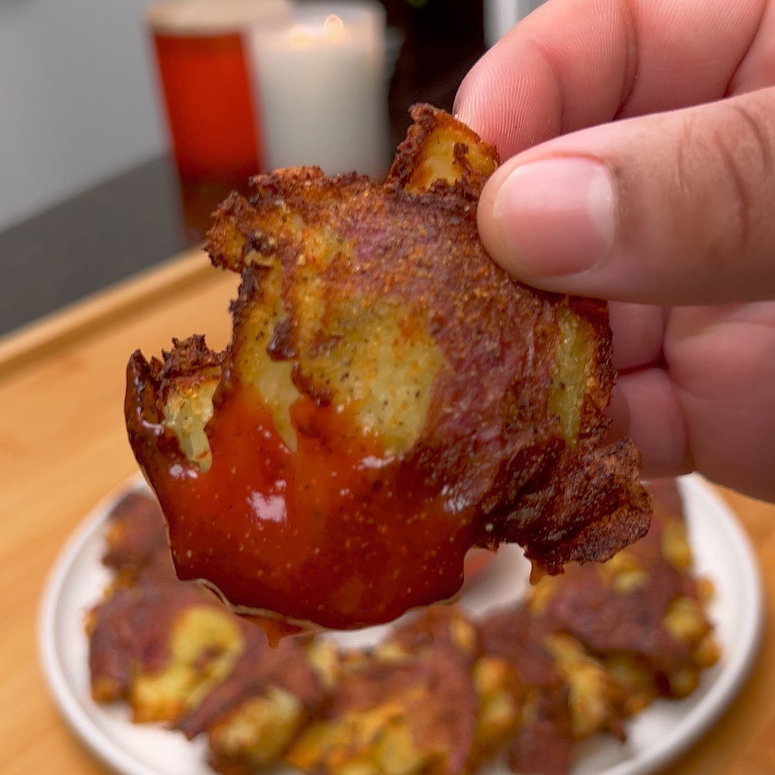 Air Fryer Smashed Potatoes
