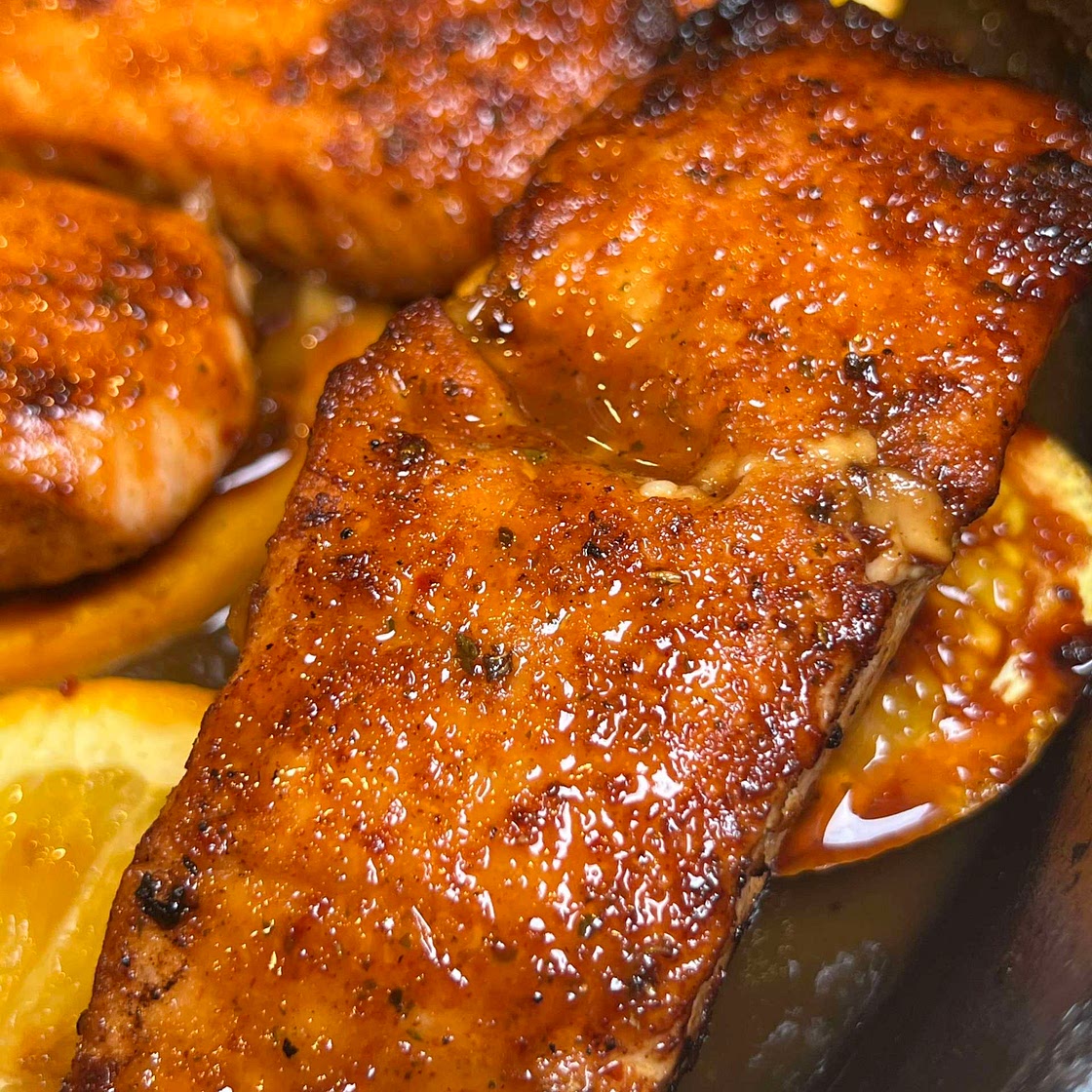 Orange Glazed Salmon 
