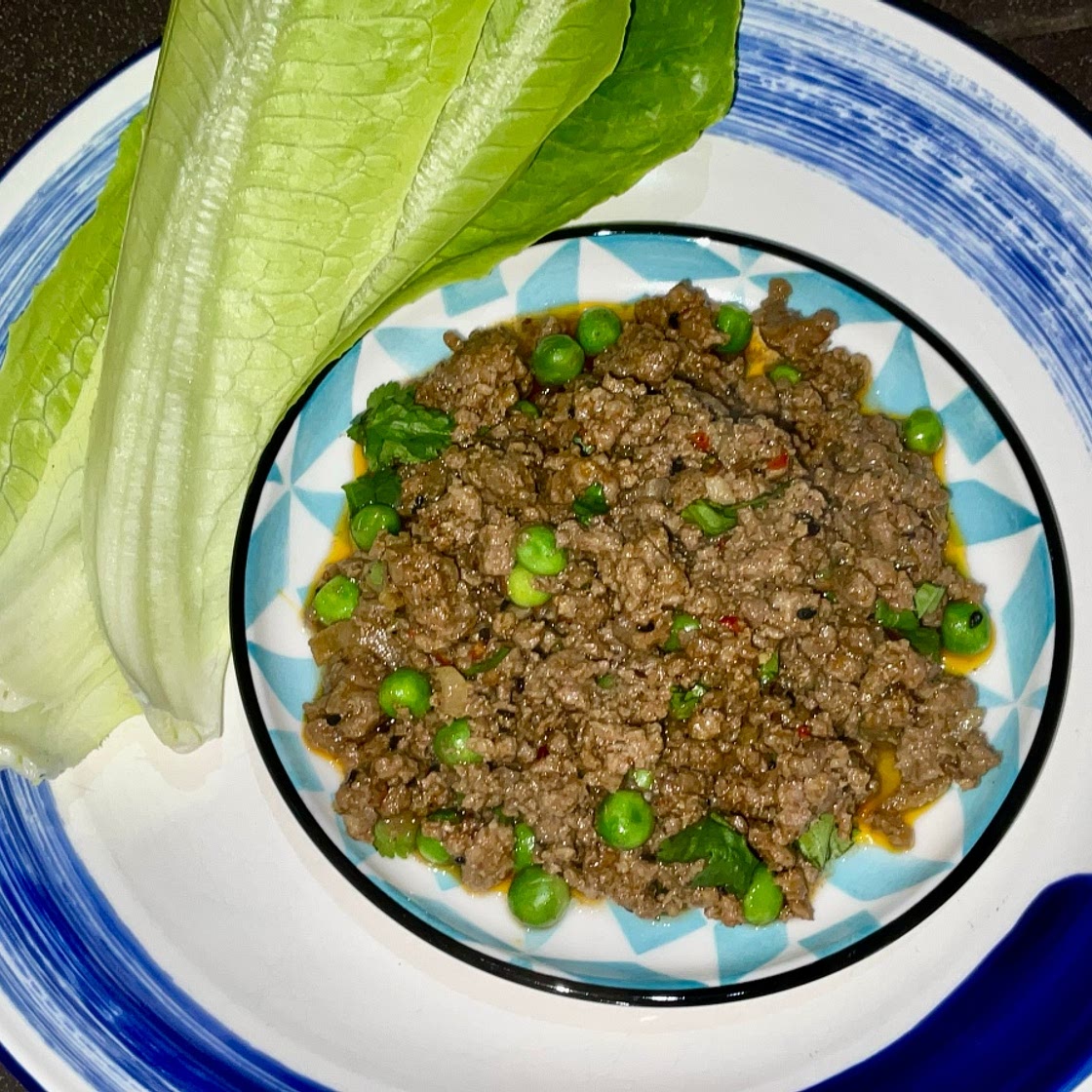 Keema Goat Mince Lettuce Wraps
