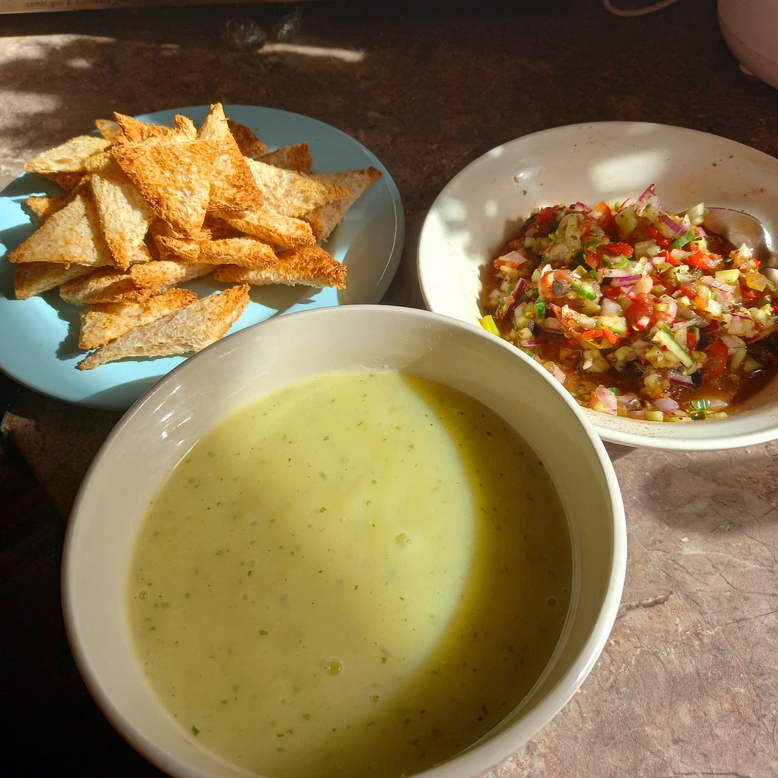 Leek & Potato Soup (1g fat)