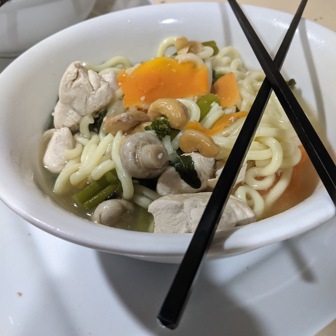 Chicken and Vegetable Noodle Bowl
