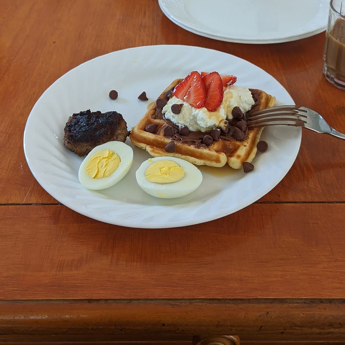 Waffles and Mascarpone