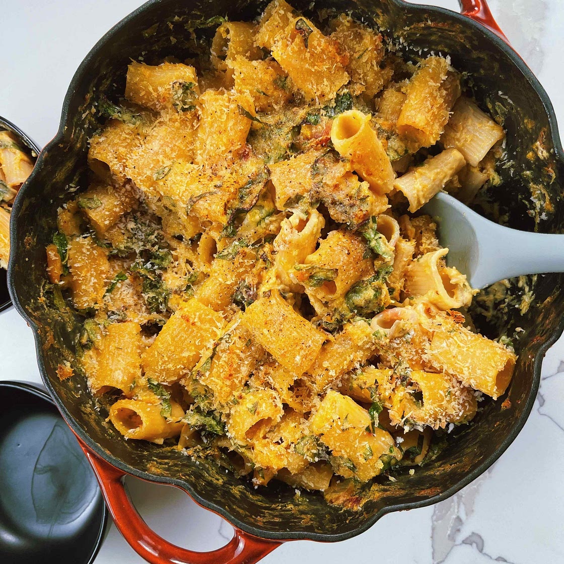 Creamy Butternut Squash Pasta Bake 