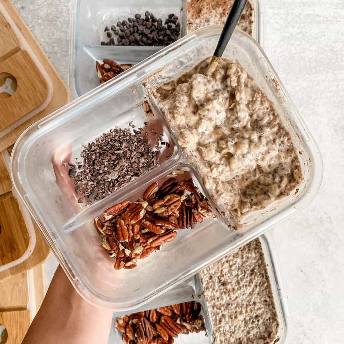 Banana Bread Overnight Oats