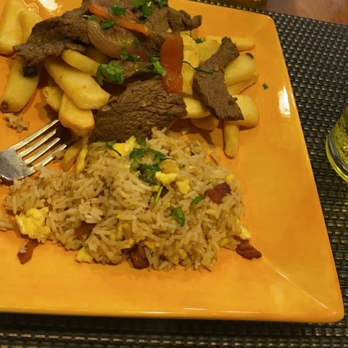 Arroz Chaufa con tocineta