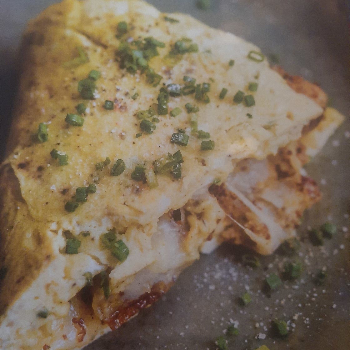 Gruyere and Chive Omelet