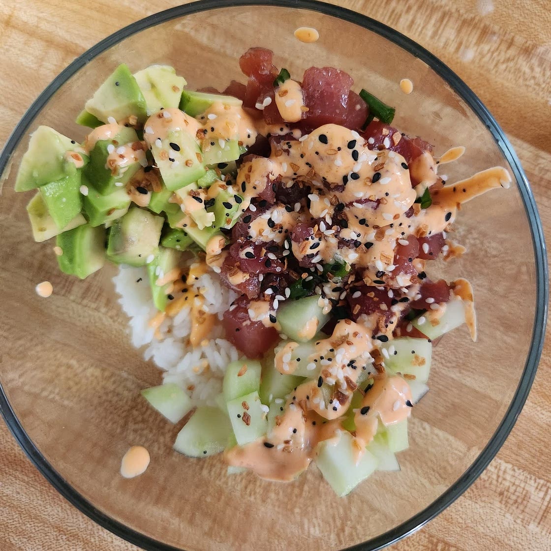 Spicy Tuna Poke Bowls