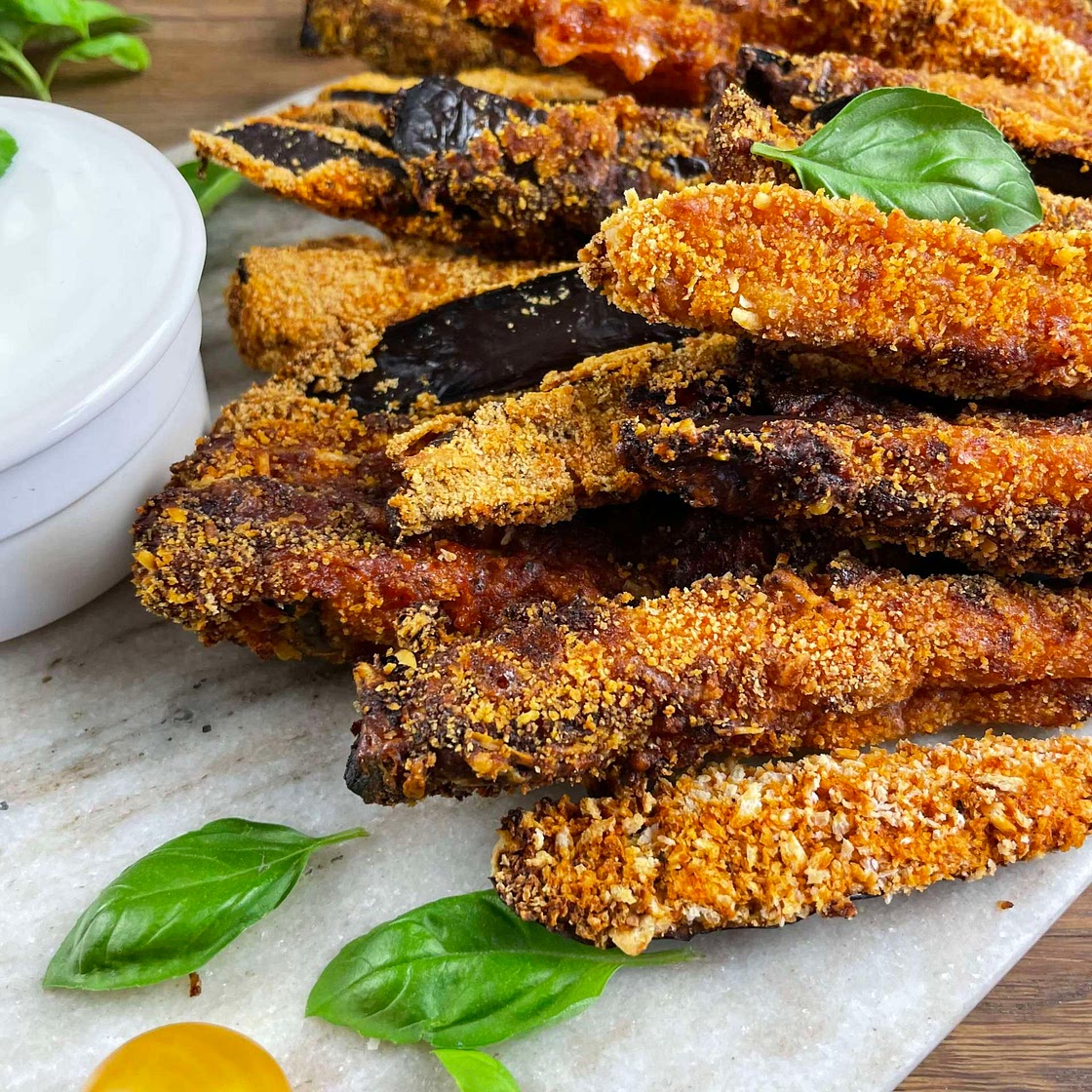 Parmesan Aubergine Fries