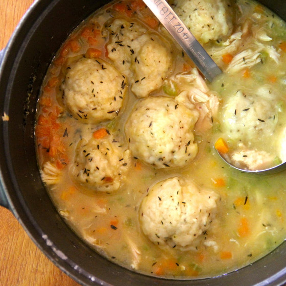 Cheater Chicken and Dumplings — SAM THE COOKING GUY