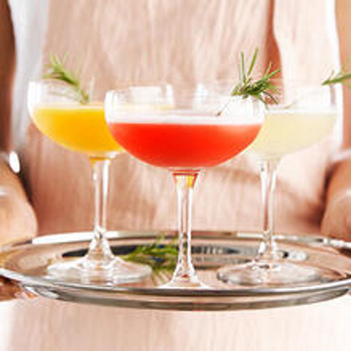 Iced Champagne Cocktail