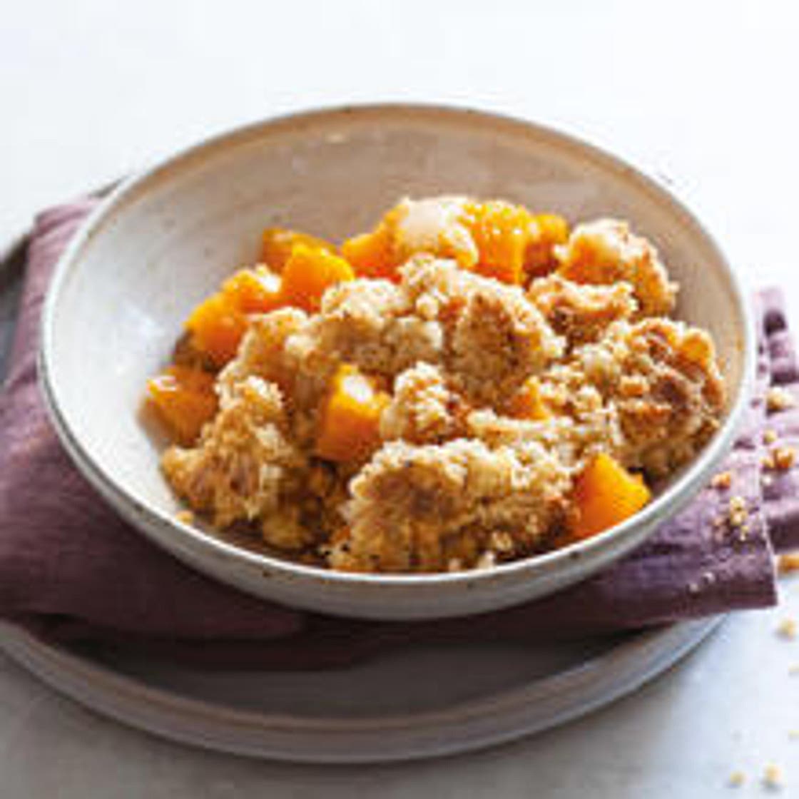 Pumpkin and Hazelnut Crumble
