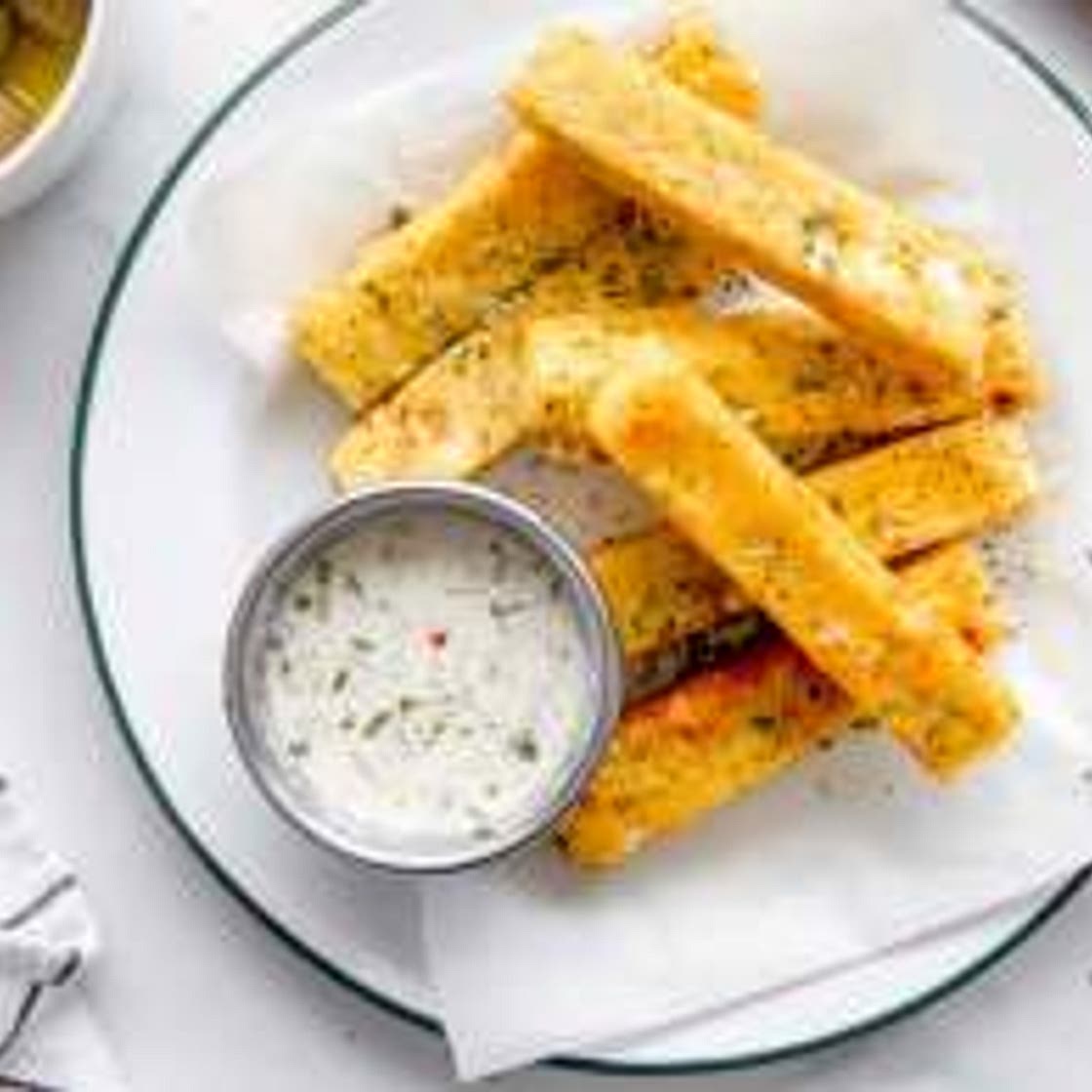 Polenta Feta Fries