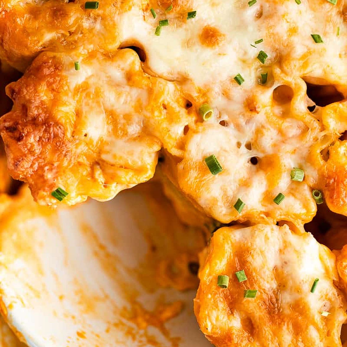 Creamy Buffalo Chicken Lasagna Rolls
