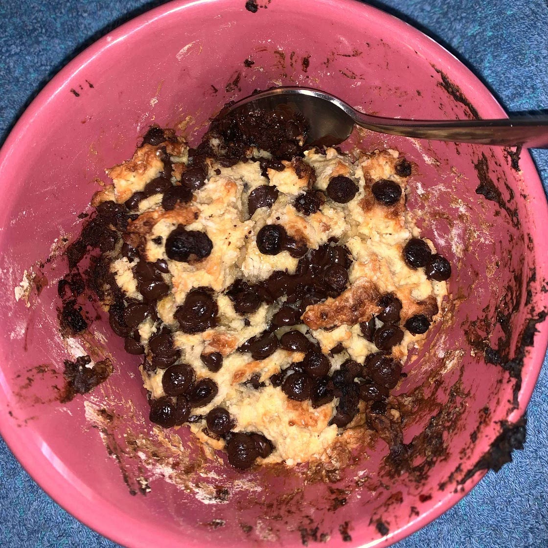 Chocolate Chip Muffin For One
