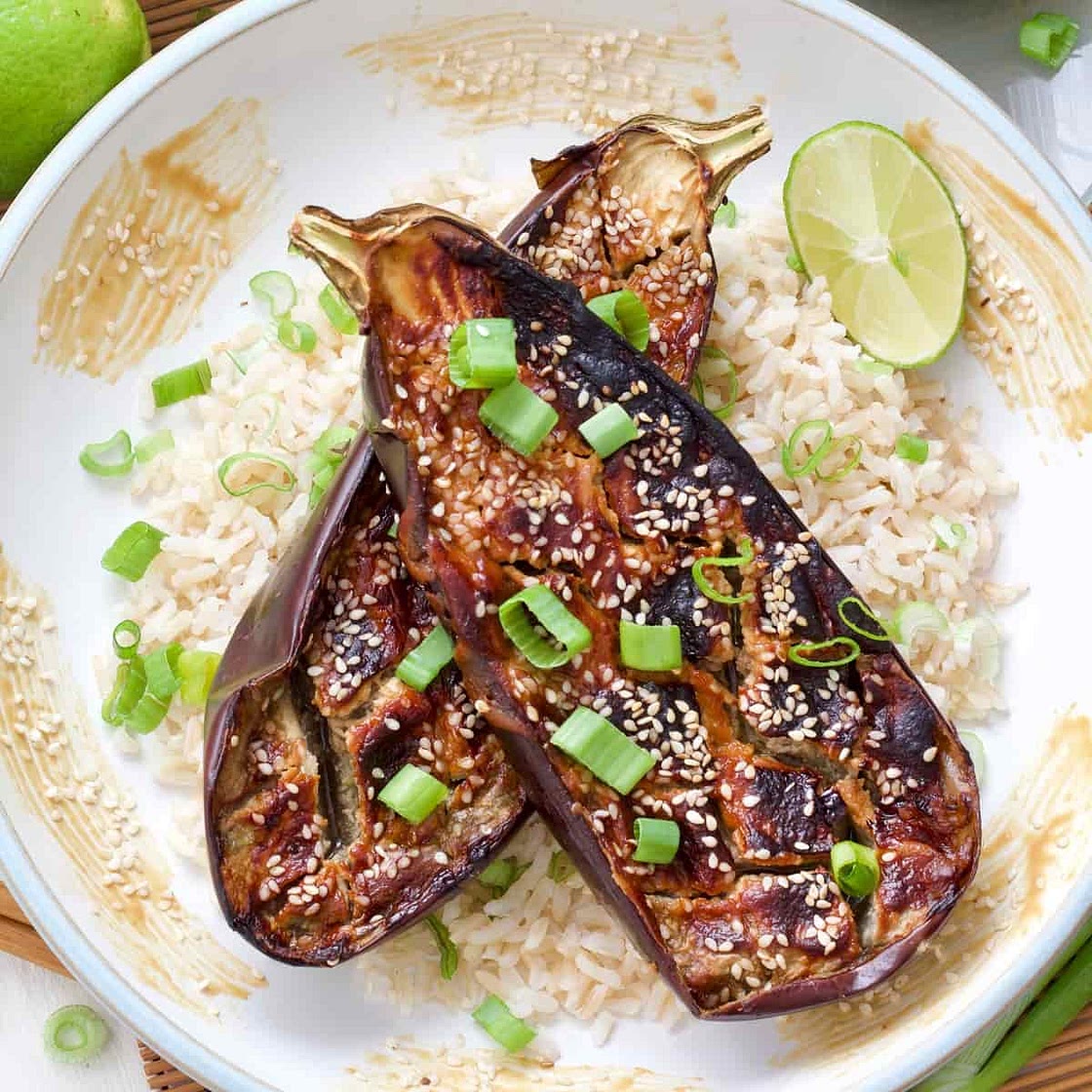 Miso-Glazed Aubergine (Nasu Dengaku)