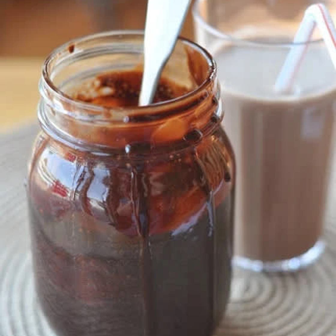 Healthy Chocolate syrup “ low carb low sugar “
