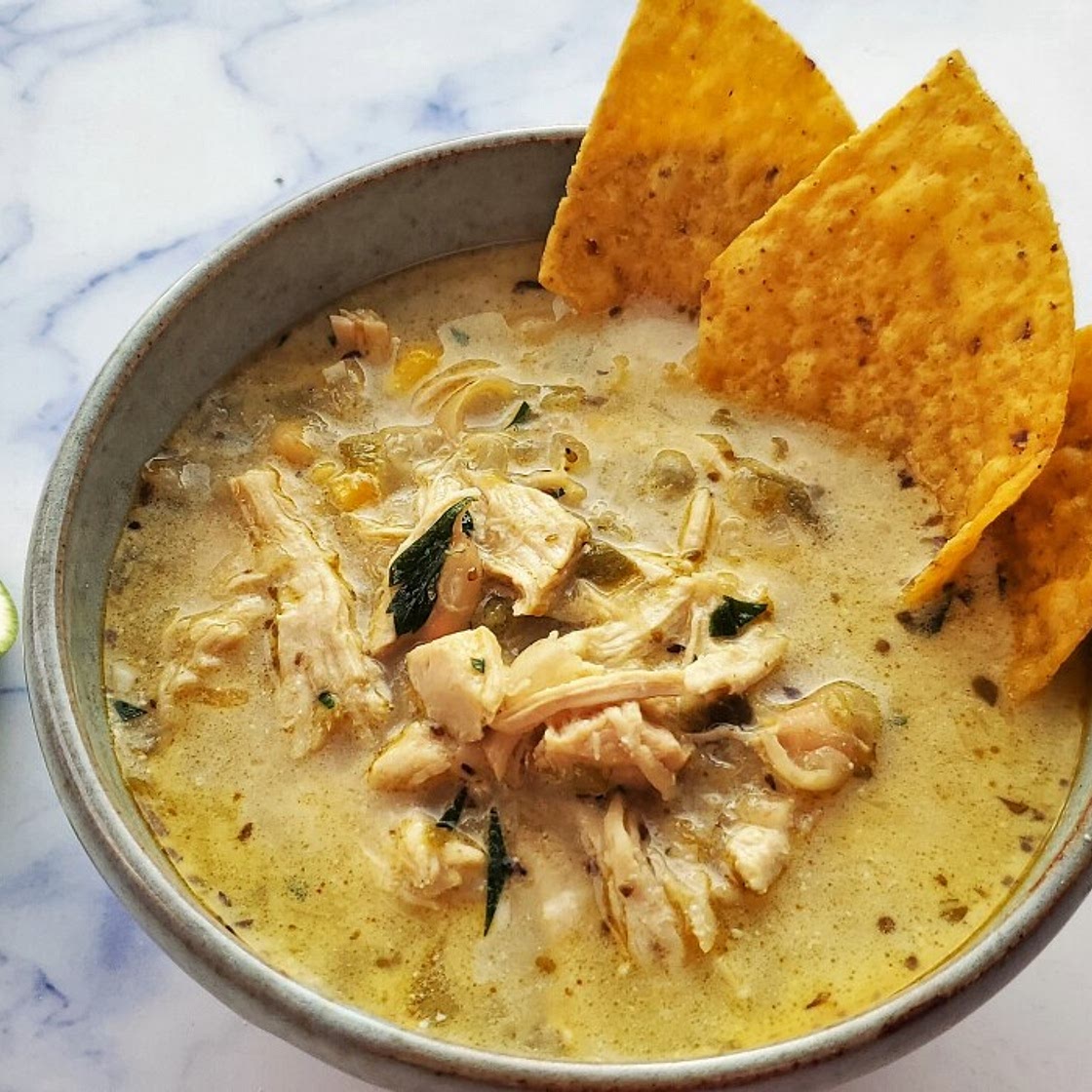 This White Chicken Chili is the perfect bowl of comfort to ease you into fall