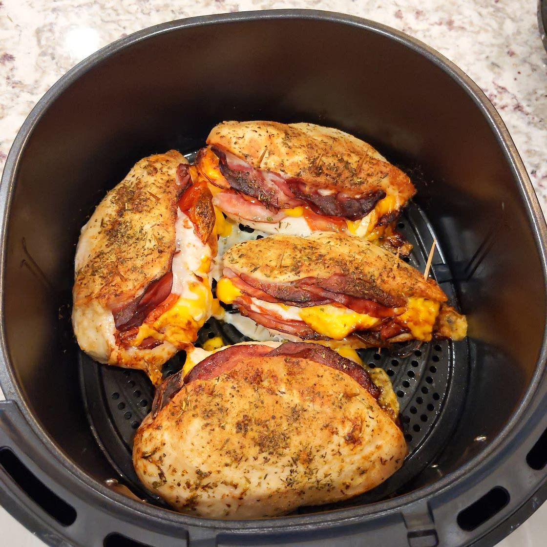 Air Fryer Stuffed Chicken Breast