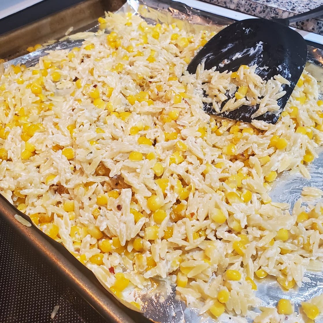 Cheesy Corn Summer Pasta