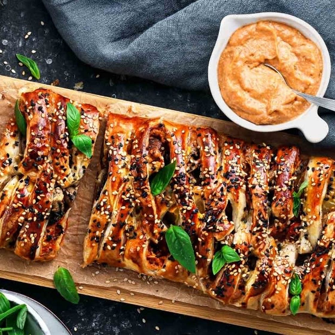 Ricotta e Noci-Pestostrudel