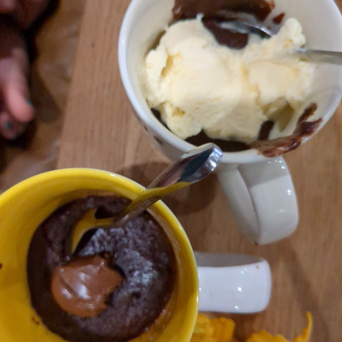 Chocolate mug cake
