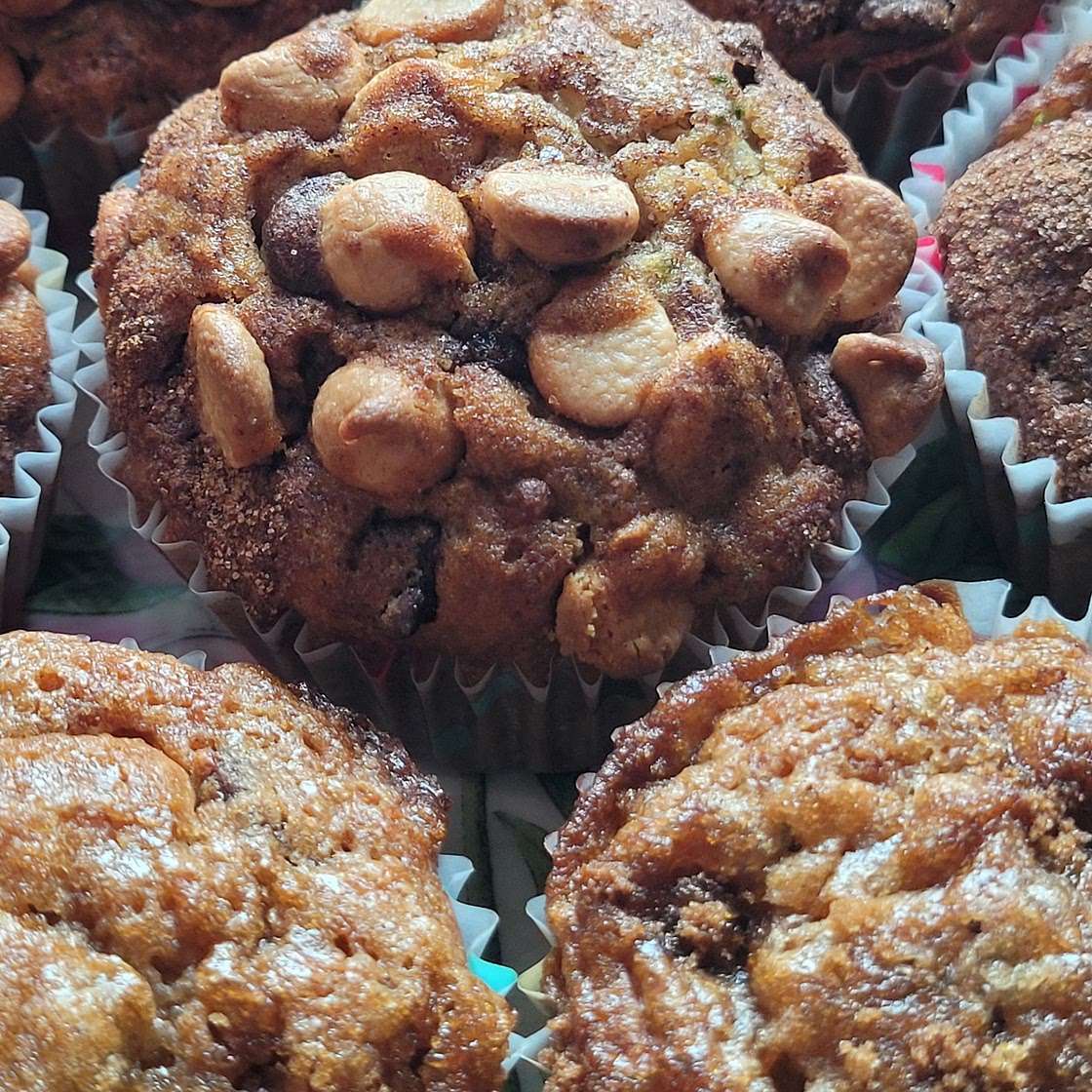 Loaded Zucchini Bread Muffins